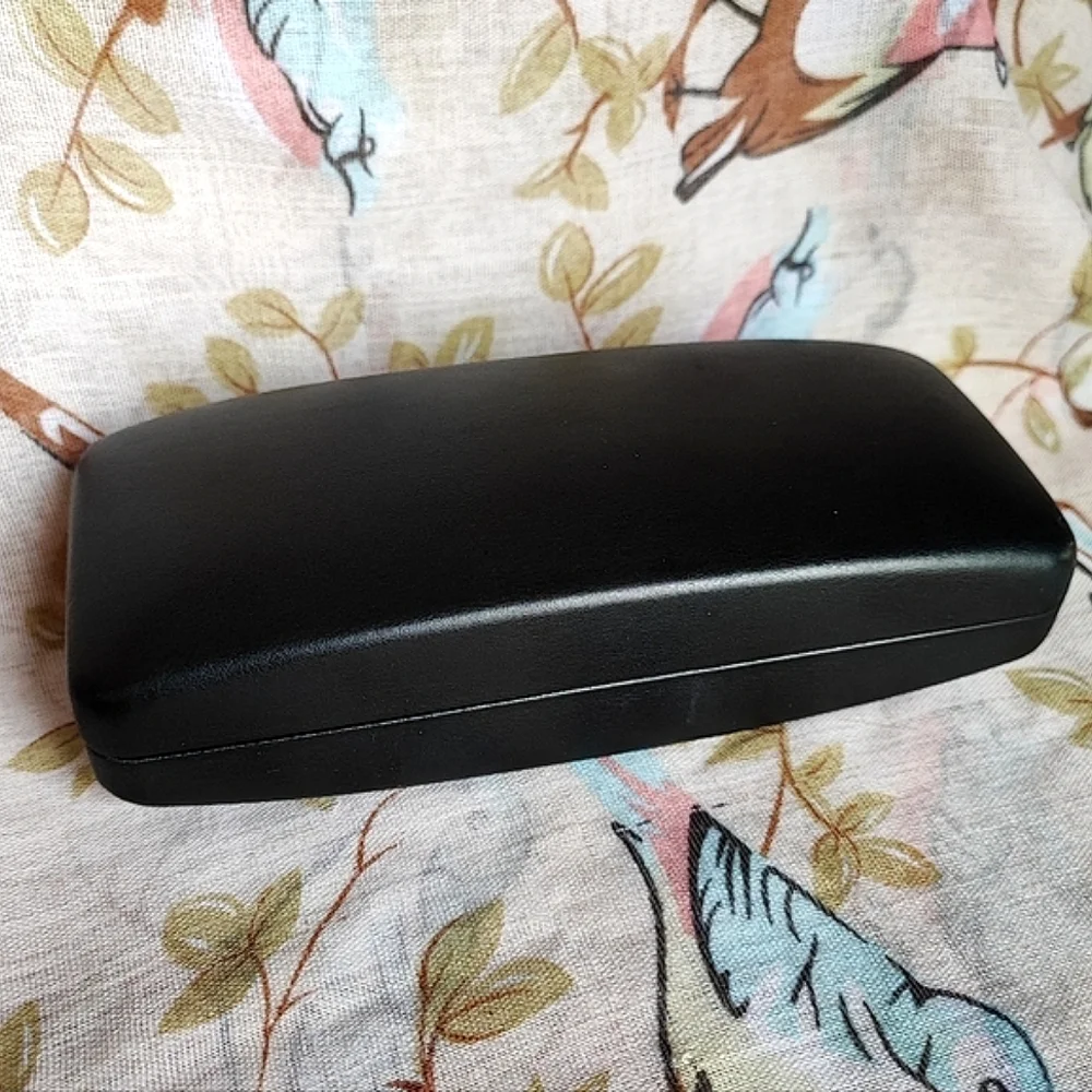 VERSACE Large Oversized Black Eyeglass Sunglasses Case & Cleaning Cloth *FLAW* - Picture 10 of 12